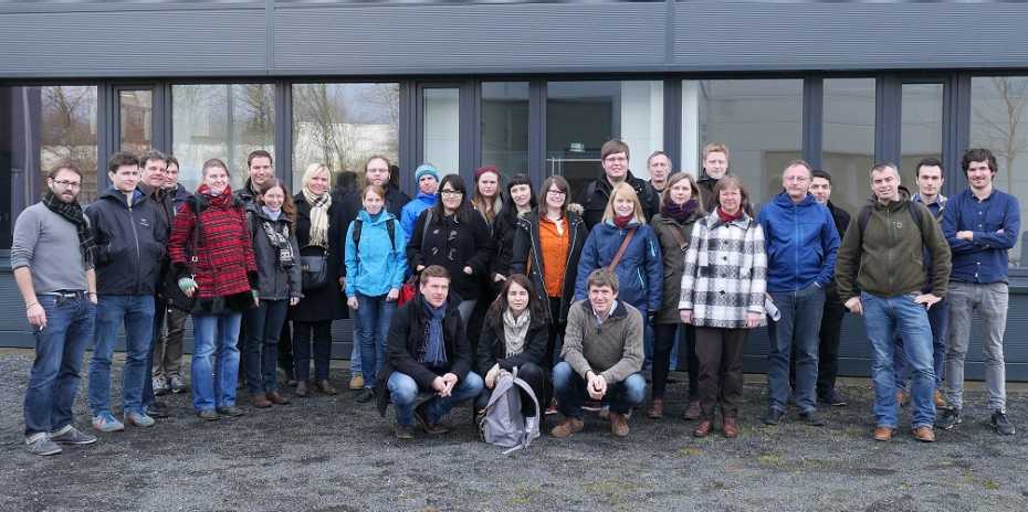 Group photo of Poroelasticity Minisymposium 2016